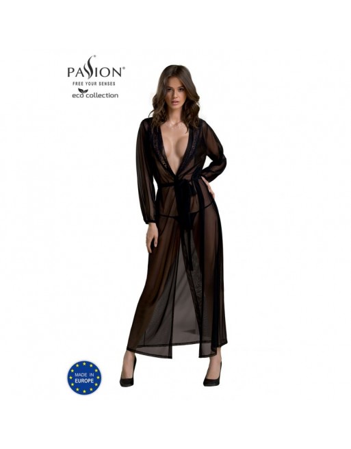 Zinnia Peignoir - Noir Zinnia Peignoir - Noir