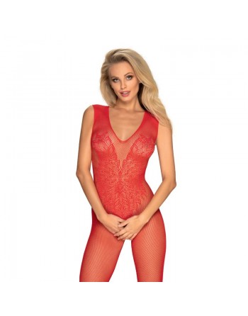 N112 Bodystocking - Rouge