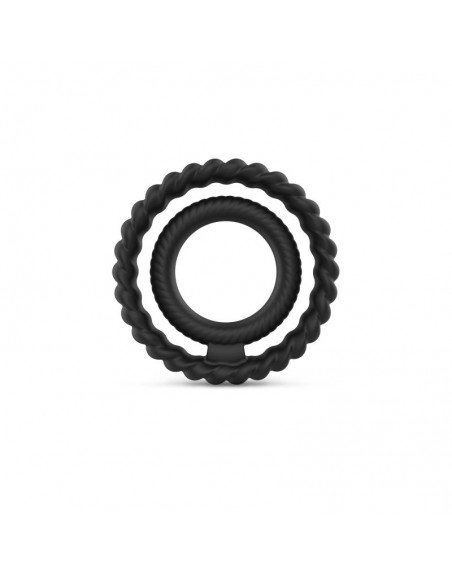 Cockring Dual ring Dorcel - Noir