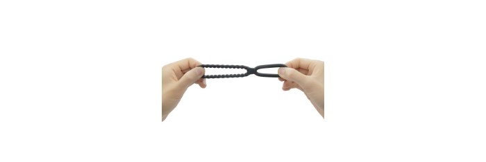 Cockring Dual ring Dorcel - Noir