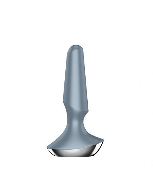 Plug anal vibrant connecté Satisfyer Plug-ilicious 2 - Gris Plug anal vibrant connecté Satisfyer Plug-ilicious 2 - Gris