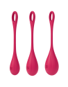 Boules de Geisha Satisfyer Yoni Power 1 - Set de 3 - Rouge