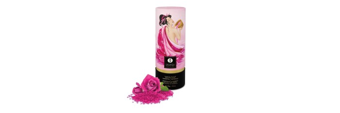Sel de bain moussant - Cristaux d'orient - Aphrodisia rose