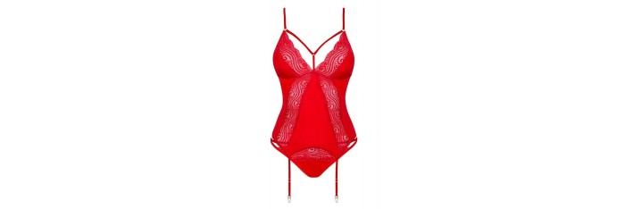 Diyosa Corset et culotte - Rouge