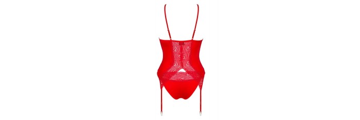 Diyosa Corset et culotte - Rouge