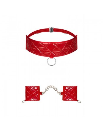 Hunteria Menotte et Collier - Rouge