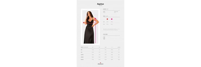 Agatya Robe - Noir