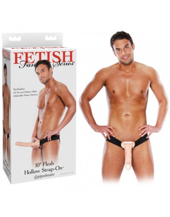 Gode ceinture creux Extra Long Fetish Fantasy - 26 cm