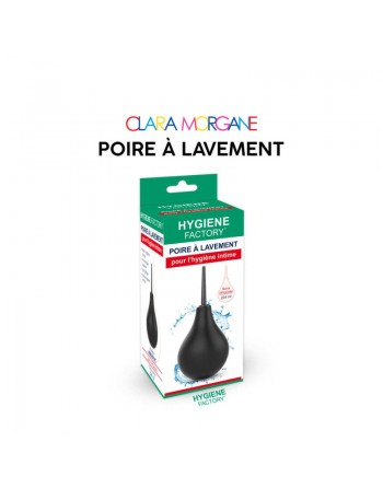 Poire à lavement Clara Morgane - Noir