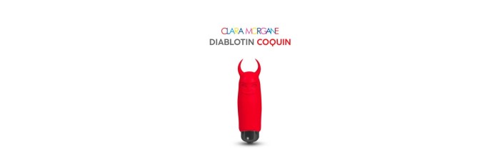 Mini vibromasseur Diablotin Coquin Clara Morgane - Rouge