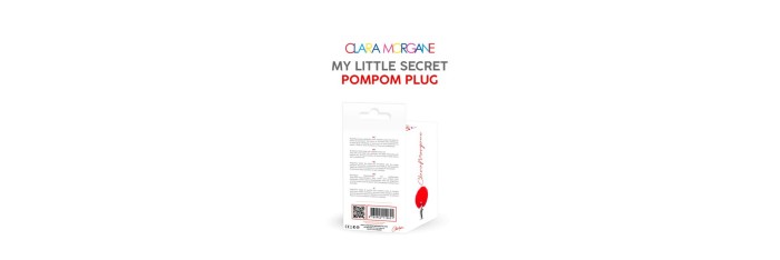 My little secret pompom plug - rouge