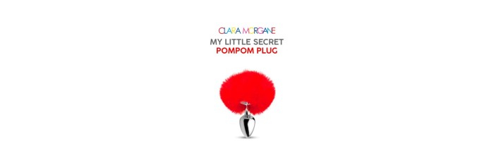 My little secret pompom plug - rouge