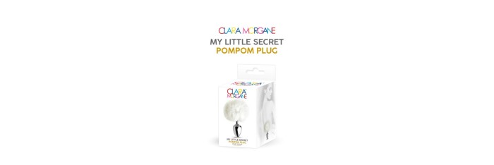 My little secret pompom plug - blanc