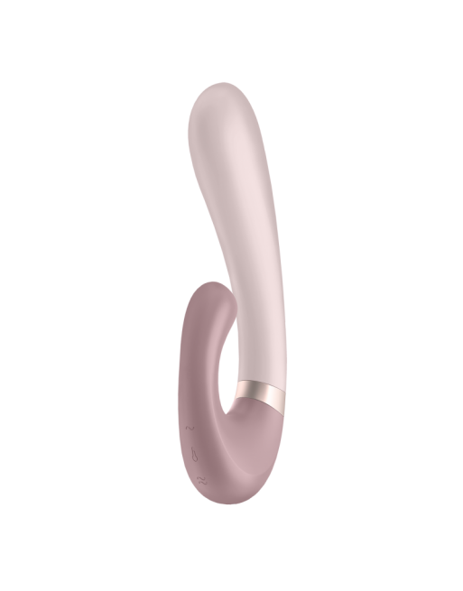 Stimulateur clitoridien et Vibromasseur point G Satisfyer Heat Wave Connect App - Mauve