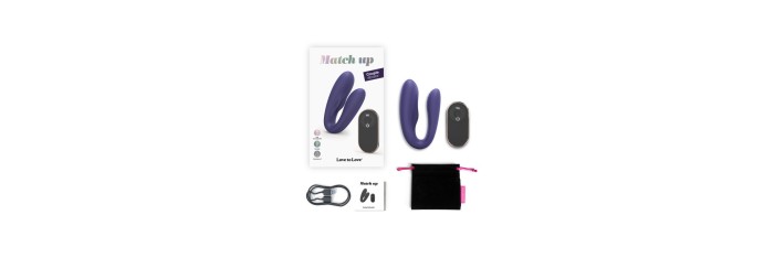 MATCH UP - Midnight Indigo - Jouet pour couple télécommandé