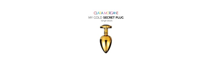 My Gold Secret Plug - Noir