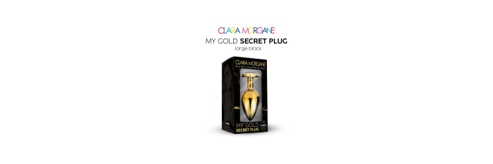 My Gold Secret Plug - Noir