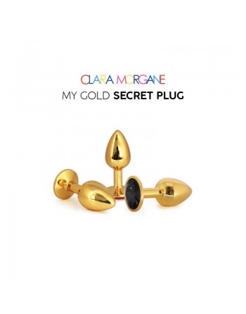 My Gold Secret Plug - Noir