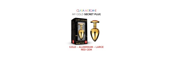 My Gold Secret Plug - Rouge