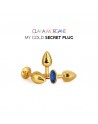 My Gold Secret Plug - Bleu