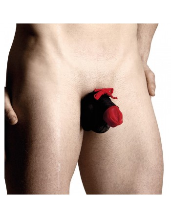 Cache Sexe Noir en Micro Fibre - TU