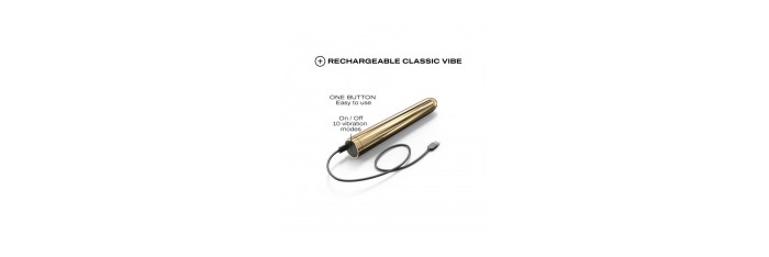 Vibromasseur Dorcel Golden Boy 2.0 19 cm - Or