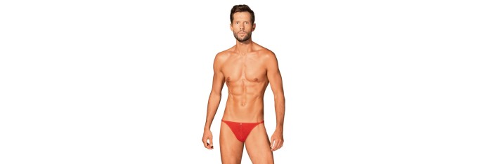 Obsessiver String Homme rouge