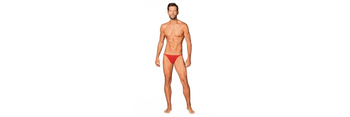 Obsessiver String Homme rouge