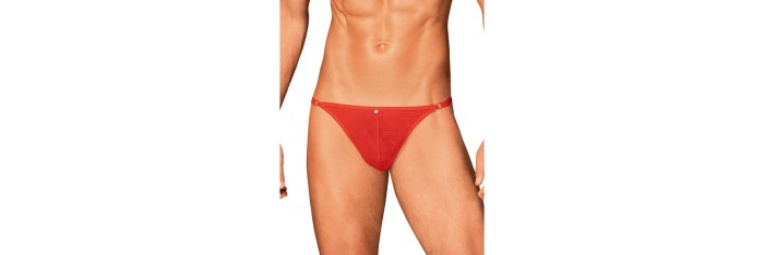 Obsessiver String Homme rouge