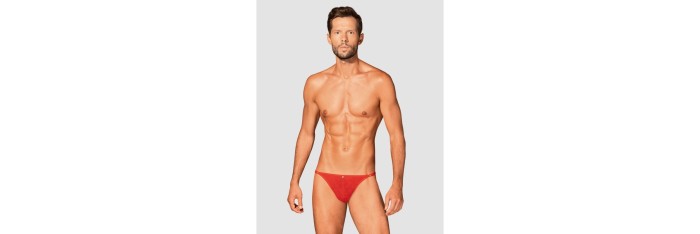 Obsessiver String Homme rouge