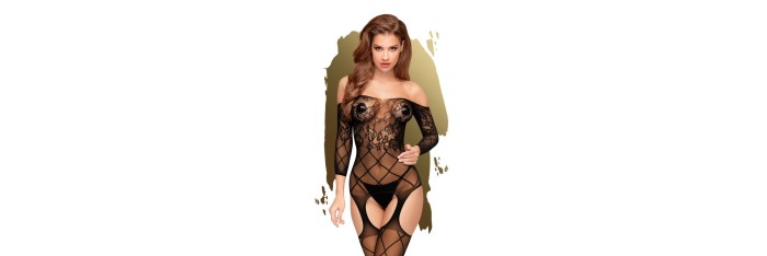 Top-notch Bodystocking - Noir