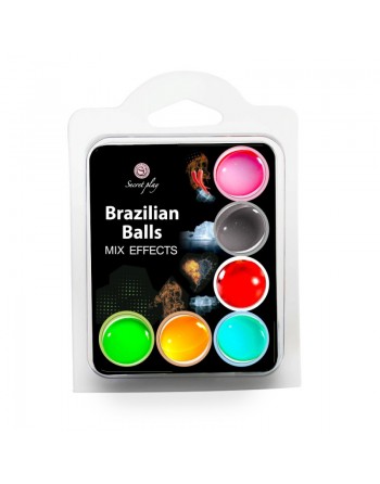 6 Brazilian Balls Differents effets 3701