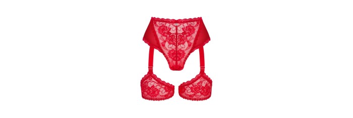 Belovya Culotte jarretière Rouge