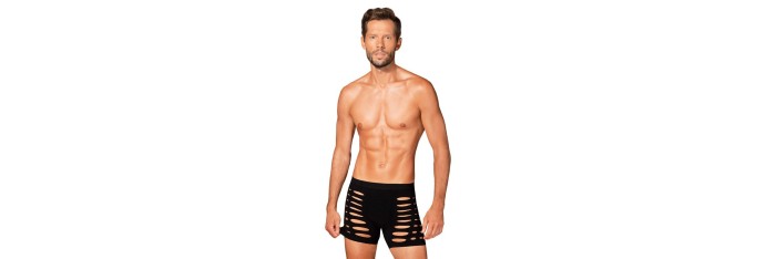 M104 Boxer short Homme noir