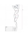 BS074W Bodystocking - Blanc