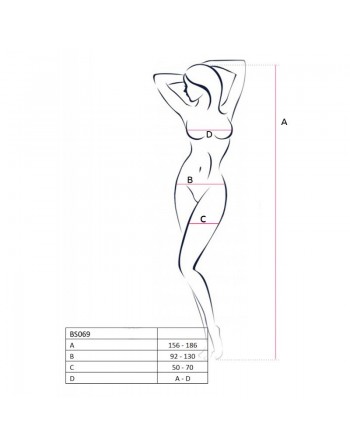BS069R Bodystocking - Rouge