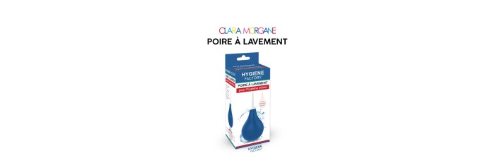 Poire à lavement Clara Morgane - Bleue