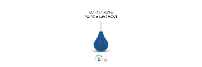 Poire à lavement Clara Morgane - Bleue