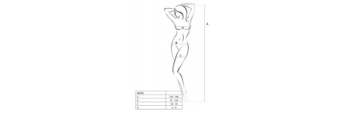 BS056R Bodystocking - Rouge
