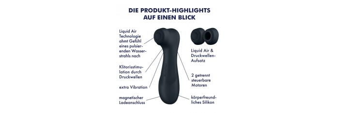 Pro 2 Génération 3 Air pulse - Noir Satisfyer