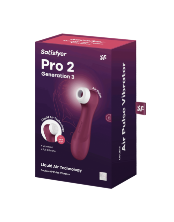 Pro 2 Génération 3 Air pluse - Bordeaux Satisfyer