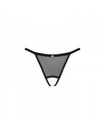 Celia string ouvert noir