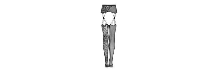 S821 Bas jarretelles - Noir
