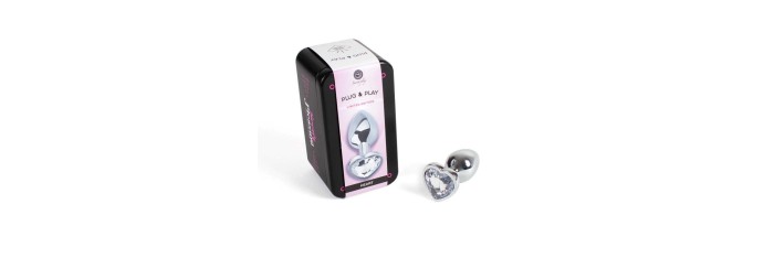 Plug anal secret play - Coeur crystal