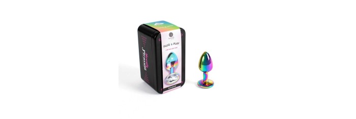 Plug anal secret play - Rainbow metal