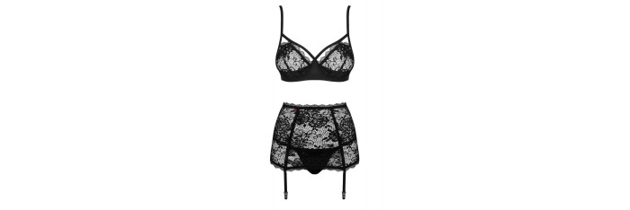 Peonesia Ensemble 3 pcs - Noir