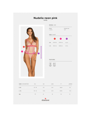 Nudelia Body - Nude et rose