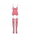 F214 Bodystocking - Rouge