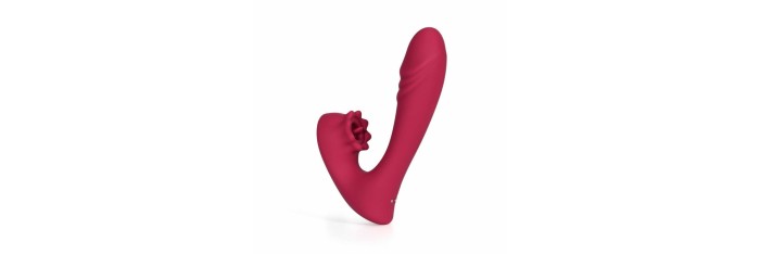 Lacy - Vibromasseur point G avec langue pour le clitoris