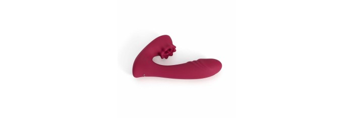 Lacy - Vibromasseur point G avec langue pour le clitoris